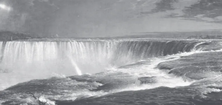 FIGURE 8.23.  Frederick Church’s Painting of Niagara Falls