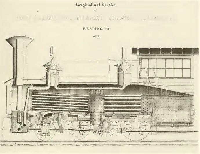 Figure 13. — A longitudinal section of the Juniata from the companion to the lithograph shown in the preceding illustration