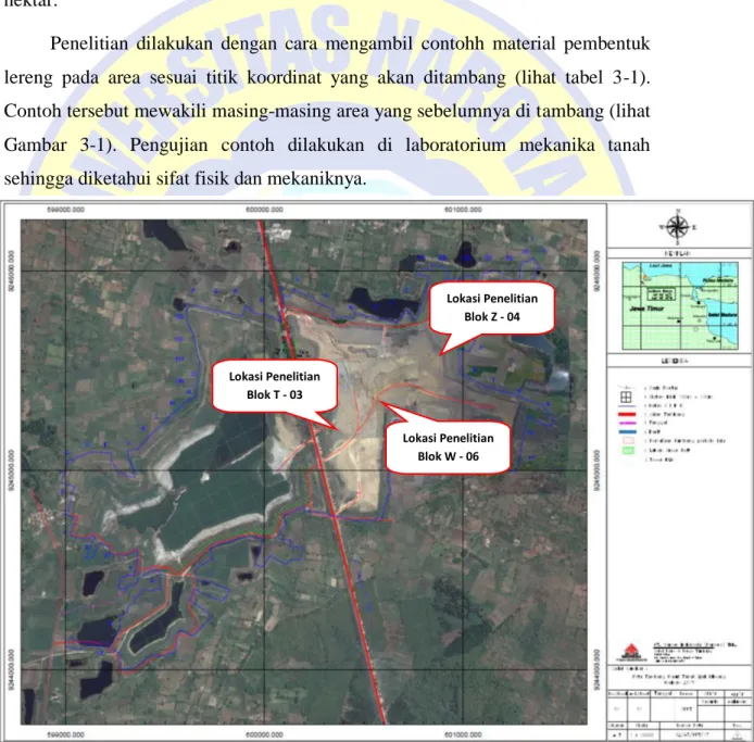 Gambar 3-2. Peta Drone Tambang Quarry Clay Mliwang Timur (Seksi  Perencanaan dan Pengawasan Tambang, 2018) 