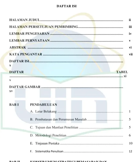 DAFTAR TABEL.............................................................................................................................