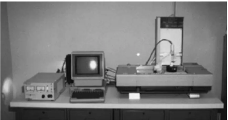 Fig. 2.7 The first AM technology from Hull, who founded 3D systems (photo courtesy of 3D Systems)