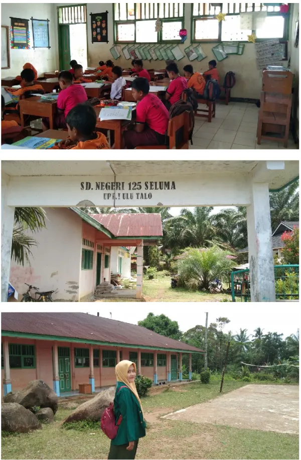 Foto keadaan sekolah dasar di desa Hargobinangun 