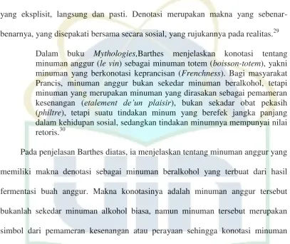Gambar 1 (Peta Tanda Roland Barthes) 
