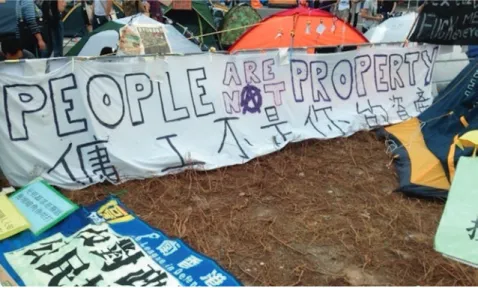 Fig. 5.2  Sign at Occupy Central