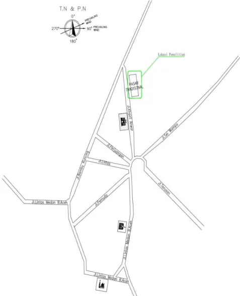 Gambar 3.2 : Lokasi Penelitian (Google Maps)          