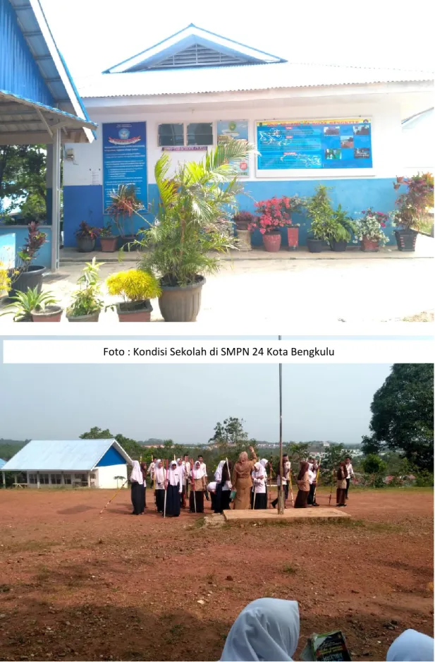 Foto : Kondisi Sekolah di SMPN 24 Kota Bengkulu 