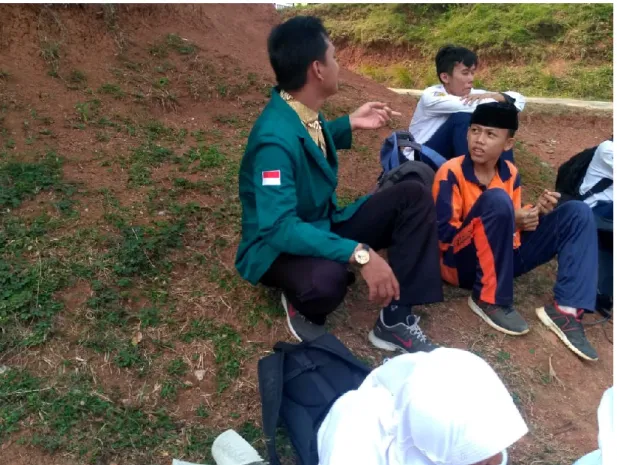 Foto : Wawancara dengan Salah Siswa-Siswi di SMPN 24 Kota Bengkulu 