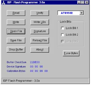 Gambar 2.3. ISP-Flash Programmer 3.0a 