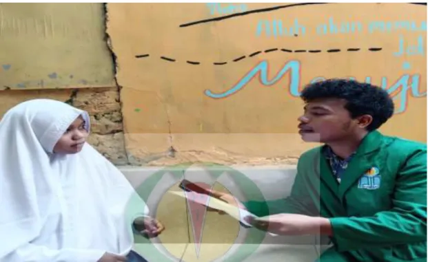Gambar 7. Wawancara dengan Nurfauzia Mohtar Peserta Didik Kelas X di MA TQ Al- Al-Anshor Ambon