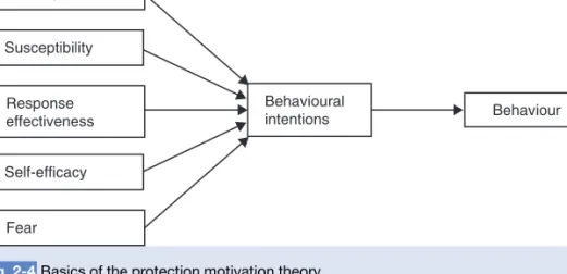 Fig. 2-4 Basics of the protection motivation theory