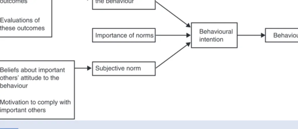 Fig. 2-6 Basics of the theory of planned behaviour