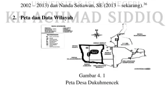 Gambar 4. 1  Peta Desa Dukuhmencek 
