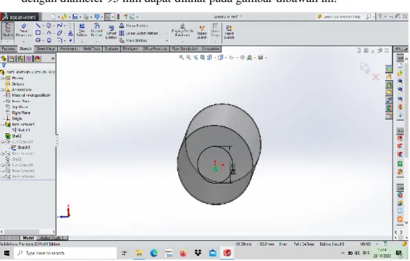 Gambar 4.5 pintu keluar air 