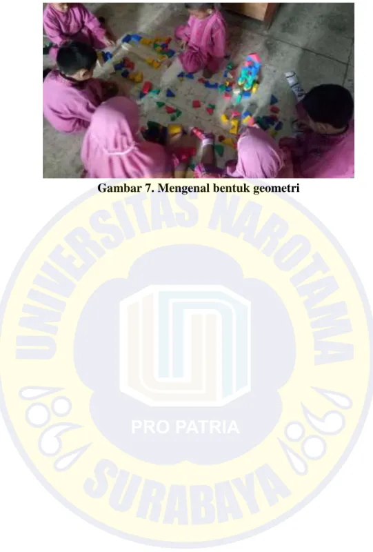 Gambar 7. Mengenal bentuk geometri 