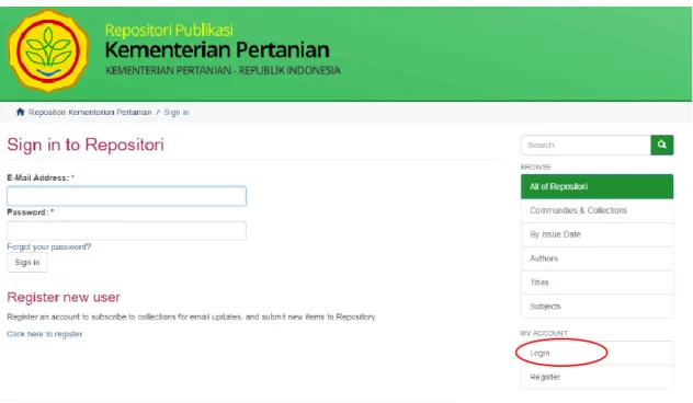 Gambar 5 Halaman Login