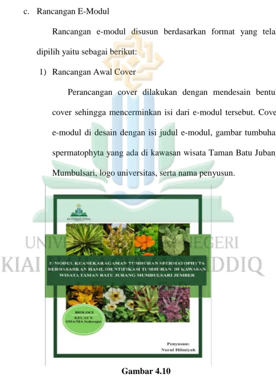 Gambar 4.10  Tampilan Cover E-Modul 