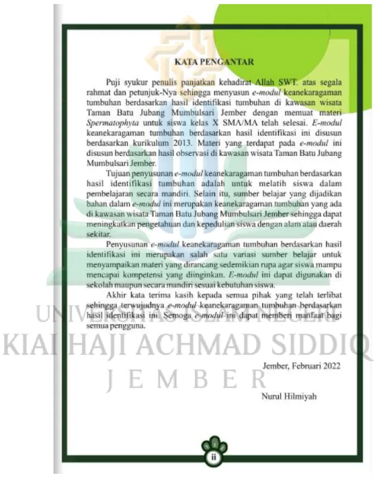 Gambar 4.12  Tampilan Kata Pengantar 