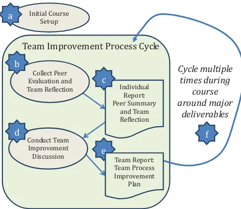 FIGURE 1Team improvement process (TIP) for gathering and disseminating team behavior feedback (color ﬁgure available online).