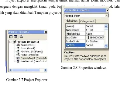 Gambar 2.8 Properties windows