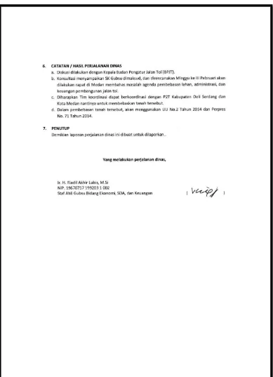 Gambar 3.4 Laporan Hasil Perjalanan Dinas 