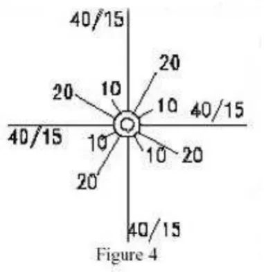 Gambar 3.4. Peletakan Radial Ground 