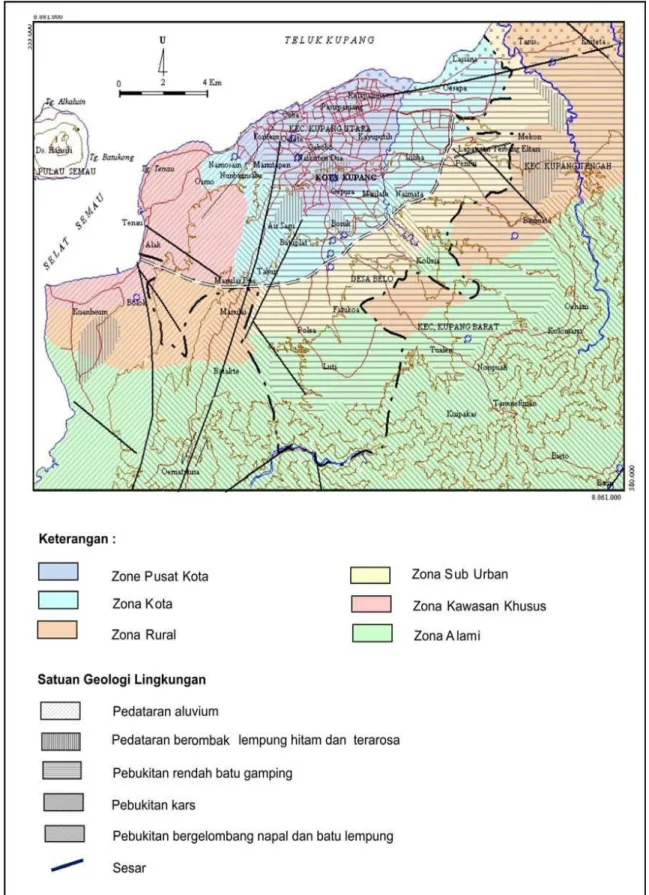 Gambar 7.  Peta peruntukan penggunaan lahan Kota Xxxxx 3.4 Sumber Air Bersih