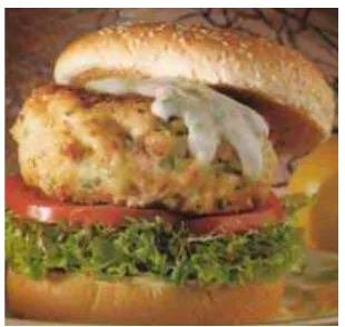 Gambar 2.2 : fish burger  
