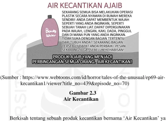 Gambar 2.3  Air Kecantikan 