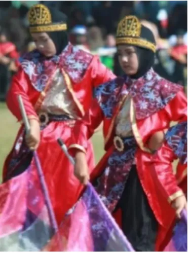 Gambar 4.6 Colour Guard Drum Band MI Muhammadiyah Karanganyar 