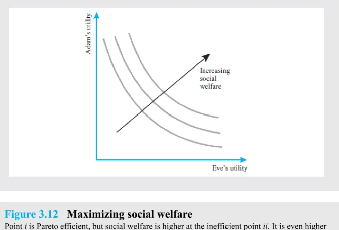 Figure 3.11  Social indifference curves