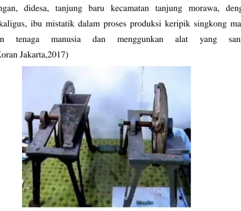 Gambar  1.1.Alat Perajang Singkong Manual  Sumber :( http:/mesinindo.com) 