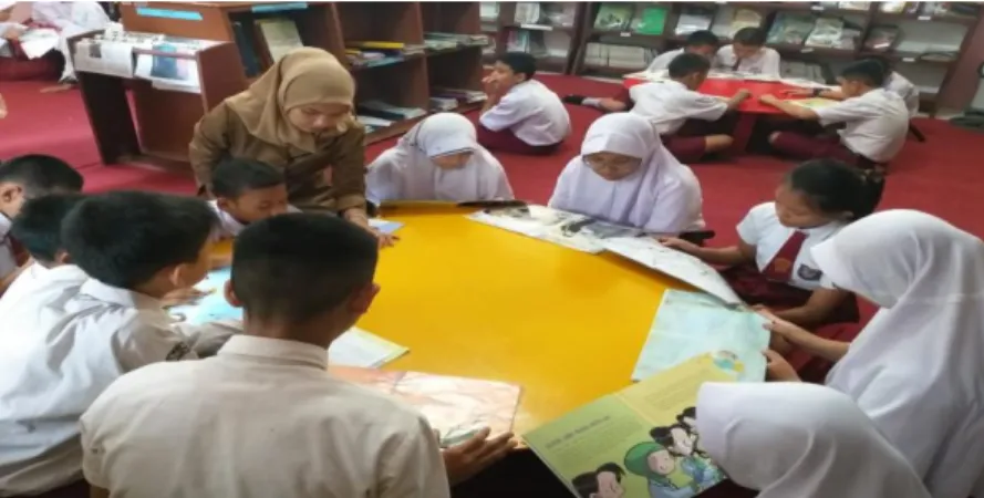 Gambar 6. Pojok Baca di Setiap Ruang Kelas 