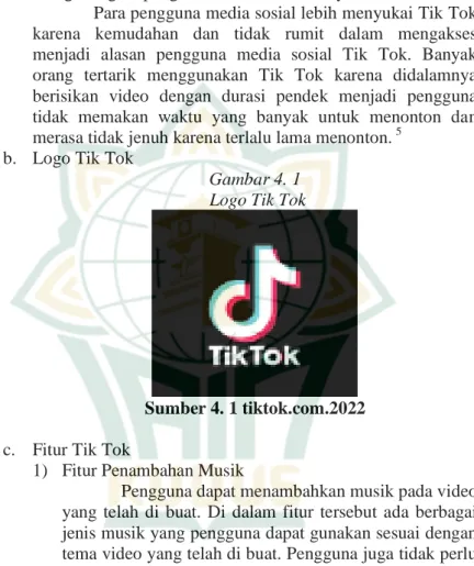 Gambar 4. 1   Logo Tik Tok 