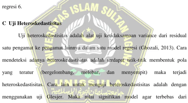 Tabel 4. 21  Uji Heteroskedastisitas 