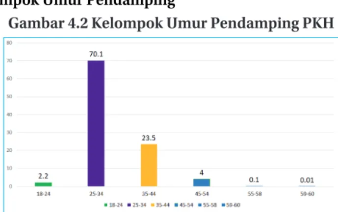Gambar 4.2 Kelompok Umur Pendamping PKH