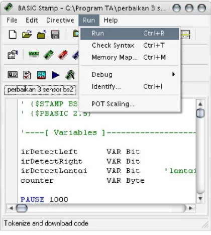 Gambar 2.7. Papan Matrix pada Board Boe-bot