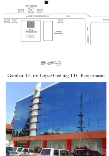 Gambar 3.2 Tampak Depan Gedung TTC Banjarmasin 