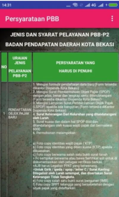 Gambar 5. Informasi Pembayaran 