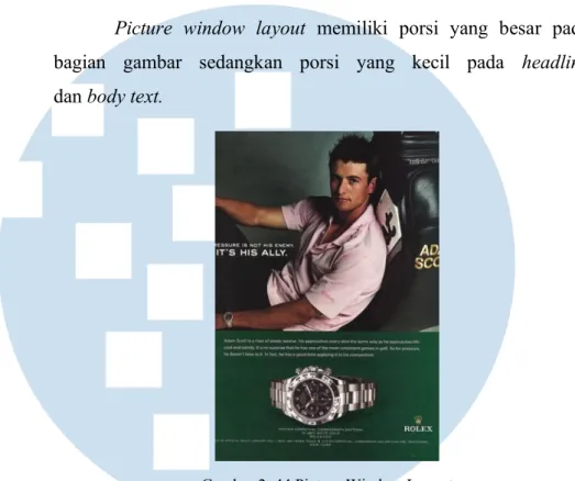 Gambar 2. 44 Picture Window Layout 