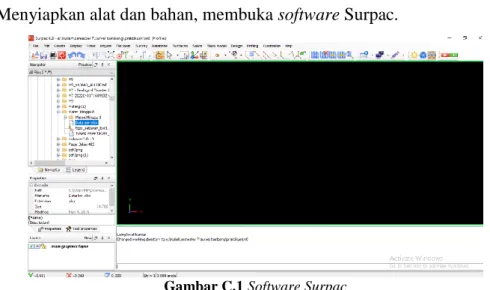 Gambar C.1 Software Surpac 