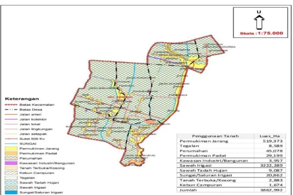 Gambar 1. Peta Kecamatan Sukatani 