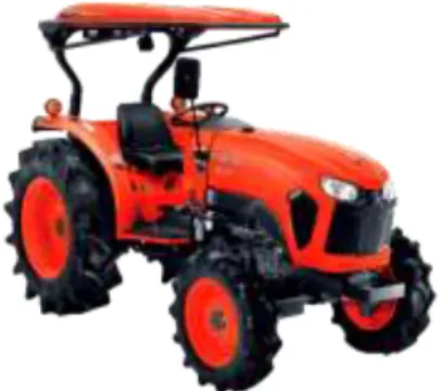 Gambar 2.1 Traktor roda empat Kubota  Sumber Traktor sawah - PT Multi Andalan Sejati 