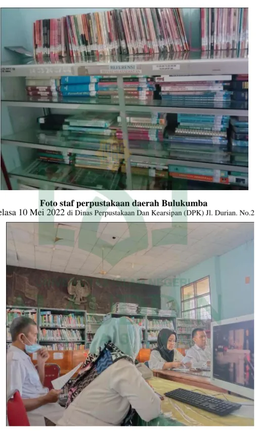 Foto staf perpustakaan daerah Bulukumba 