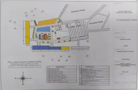 Gambar 1.1 Layout Pelabuhan Cappa Ujung 