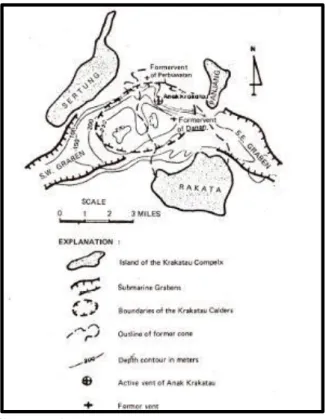 Gambar 2.1 Geologi Kompleks G. Anak Krakatau 