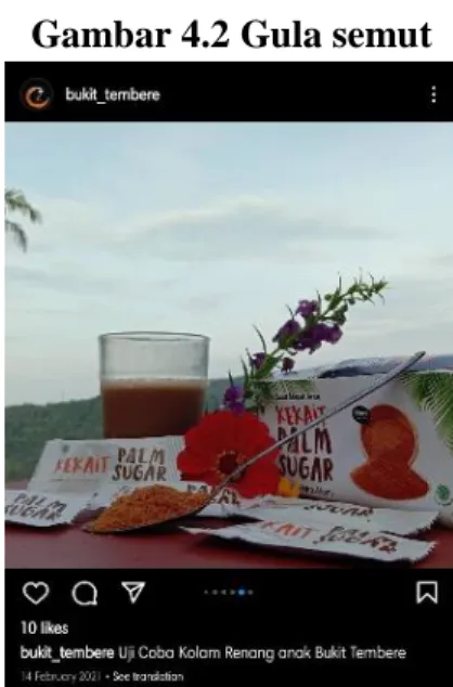 Gambar 4.2 Gula semut 