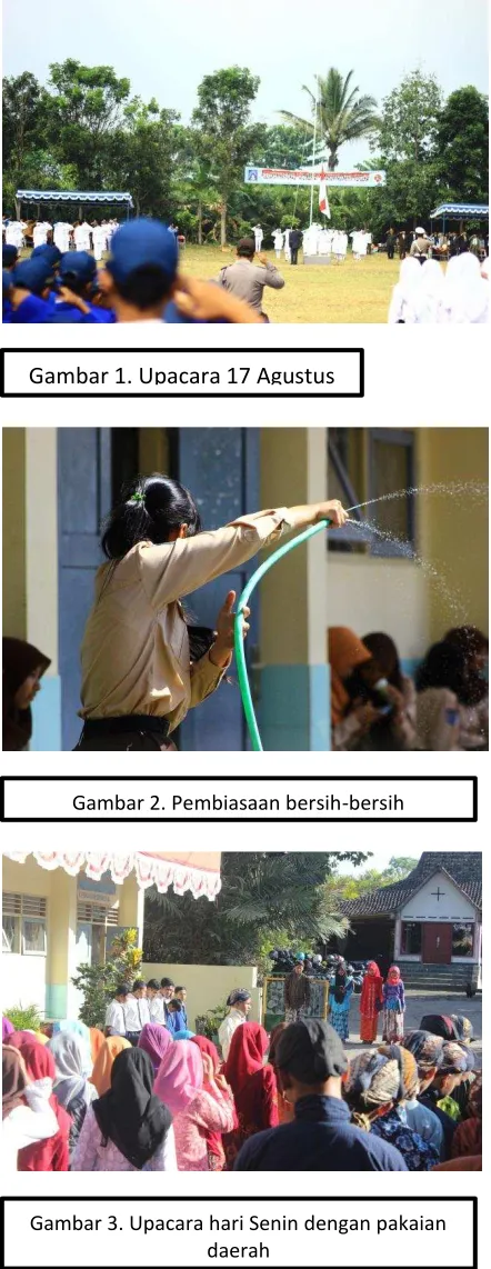 Gambar 1. Upacara 17 Agustus 