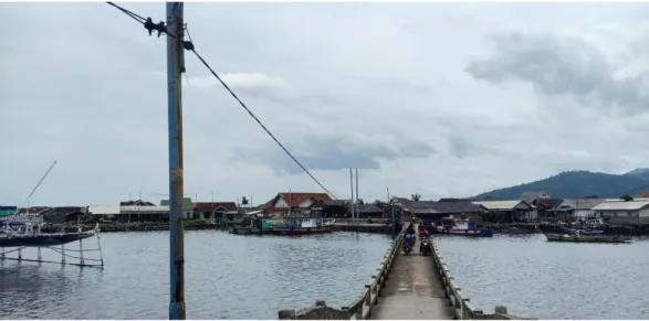 Gambar 1.1. Daerah Pulau Pasaran kelurahan Kota Karang Tahun  2020  (Dokumentasi Pribadi) 