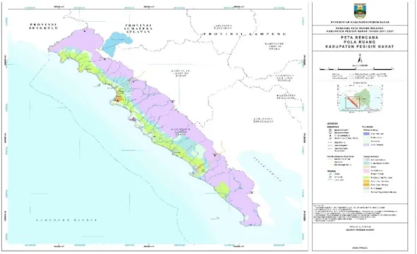 Gambar 2. Peta Pola Ruang Wilayah Kabupaten Pesisir Barat 