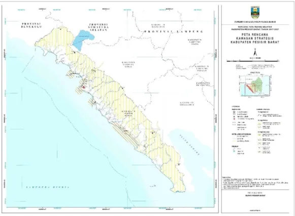Gambar 3. Peta Kawasan Strategis Kabupaten Pesisir Barat 